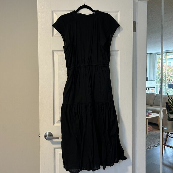 GAP Flutter Sleeve Midi Dress Size L - Picture 3 of 3